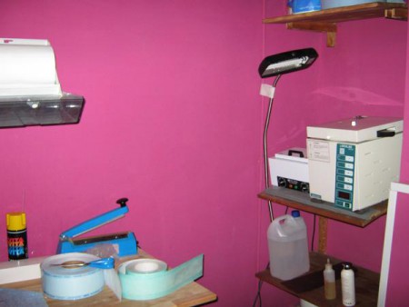 sala sterilizzazione...